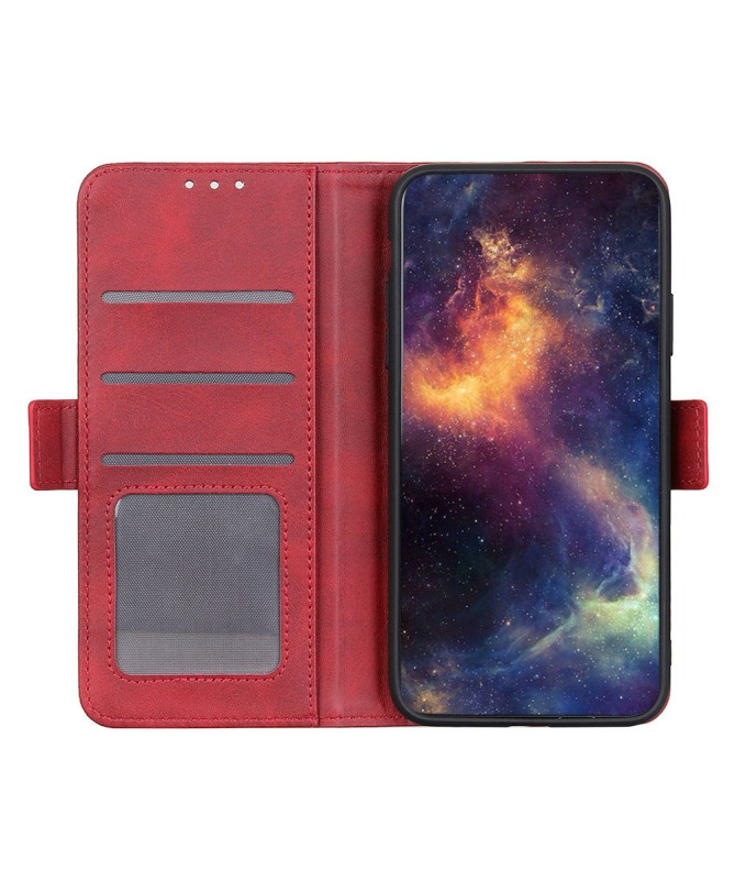 Étui portefeuille Samsung Galaxy A05s revêtement simili cuir mat