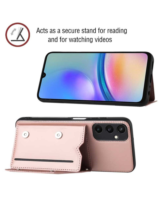 Coque Samsung Galaxy A05s AUDE sangle multi compartiments