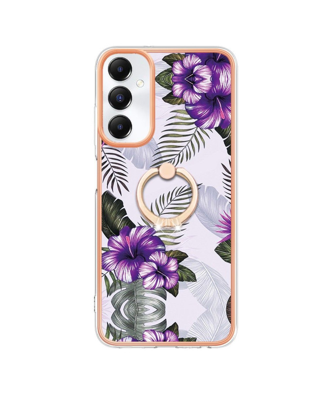 Coque Samsung Galaxy A05s Fleurs Exotiques avec anneau