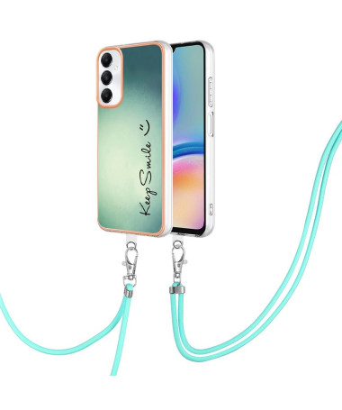 Coque Samsung Galaxy A05s à cordon Garder le sourire