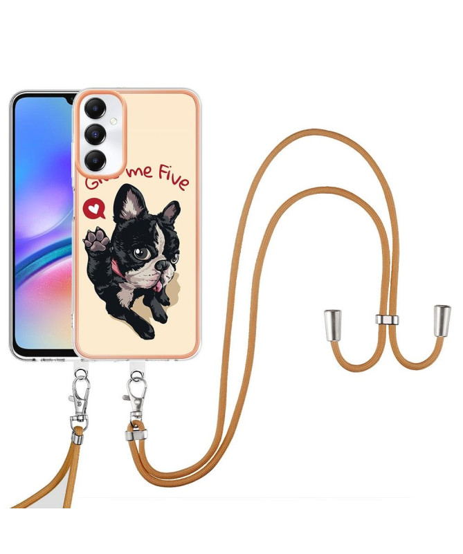 Coque Samsung Galaxy A05s Give Me Five Dog à cordon