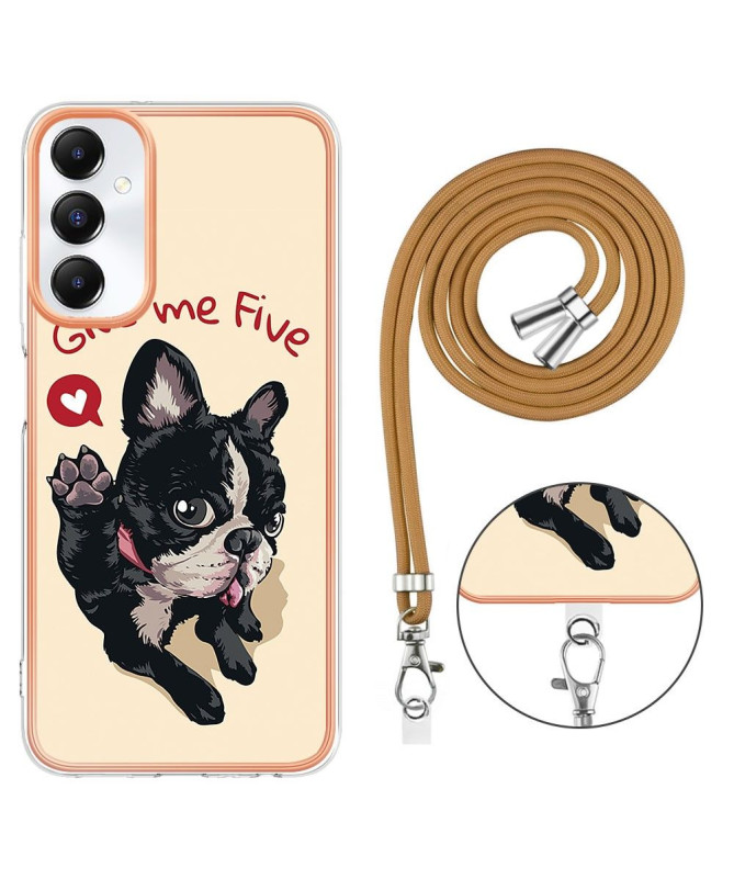 Coque Samsung Galaxy A05s Give Me Five Dog à cordon