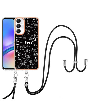 Coque Samsung Galaxy A05s Genius Math à cordon