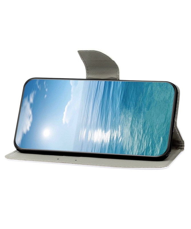 Housse Samsung Galaxy A05s Coeur Fleuri