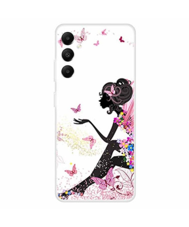 Coque Samsung Galaxy A05s Femme Papillon