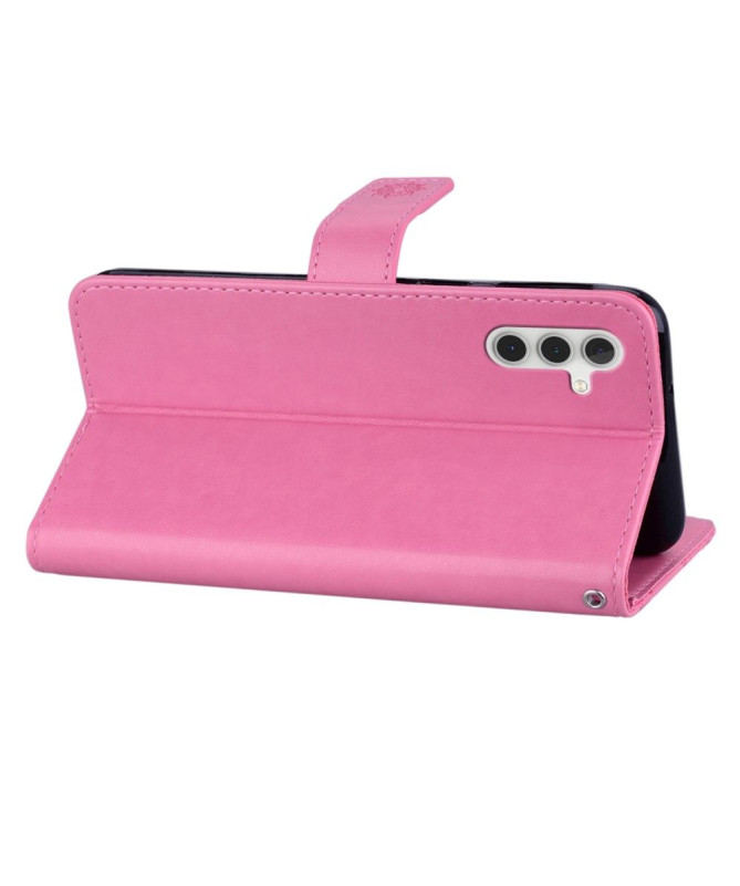 Housse Samsung Galaxy A05s Hibou et Fleur Gravé