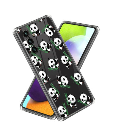 Coque Samsung Galaxy A25 5G Happy Pandas