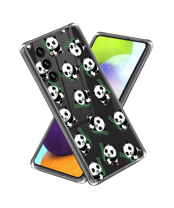 Coque Samsung Galaxy A25 5G Happy Pandas