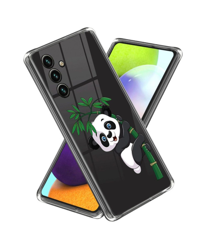 Coque Samsung Galaxy A25 5G Panda sur bambou