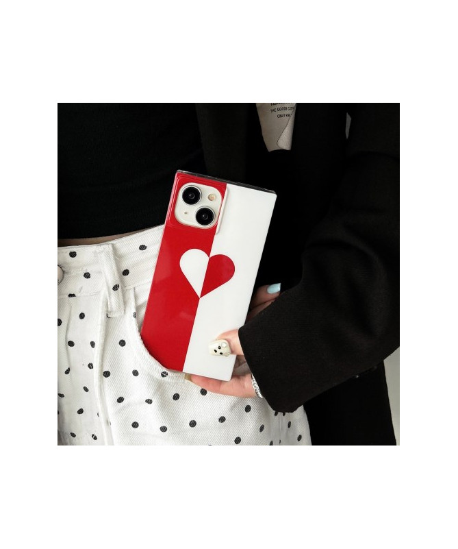 Coque iPhone 15 Glossy Love Heart