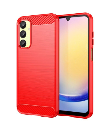 Coque Samsung Galaxy A25 5G effet brossé silicone