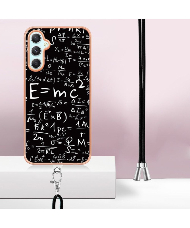 Coque Samsung Galaxy A25 5G Genius Math à cordon