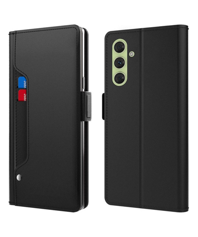 Housse Samsung Galaxy A25 5G premium porte cartes avec miroir