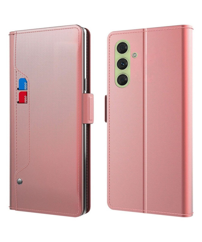 Housse Samsung Galaxy A25 5G premium porte cartes avec miroir