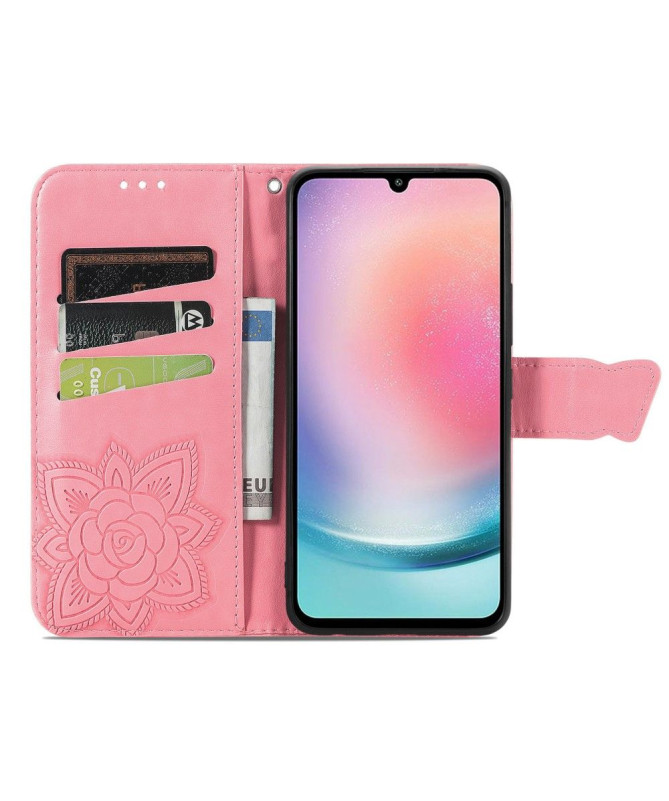 Housse Samsung Galaxy A25 5G Papillon Relief