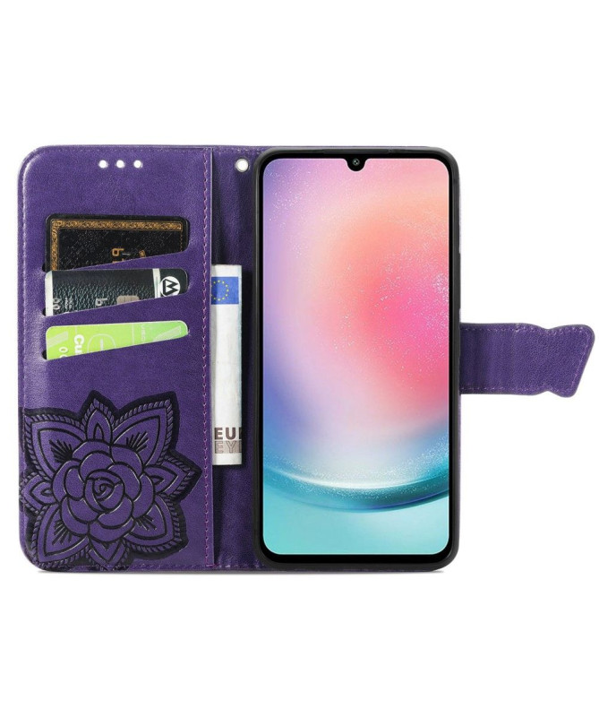 Housse Samsung Galaxy A25 5G Papillon Relief