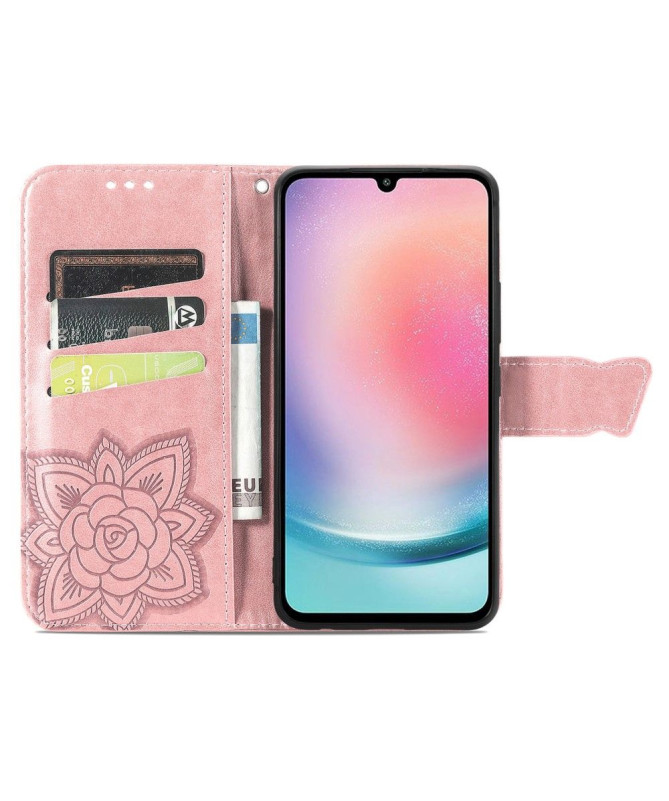 Housse Samsung Galaxy A25 5G Papillon Relief