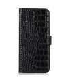 Housse Samsung Galaxy A25 5G cuir véritable aspect croco