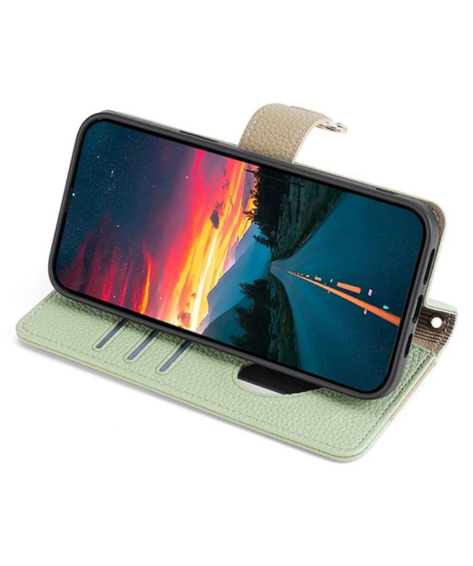 Étui Samsung Galaxy A34 5G portefeuille avec chaîne