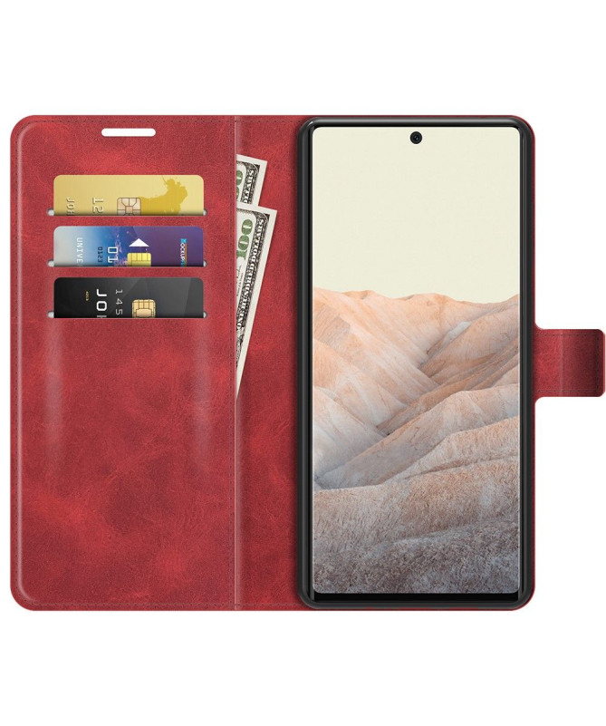 Housse Google Pixel 6 portefeuille style cuir