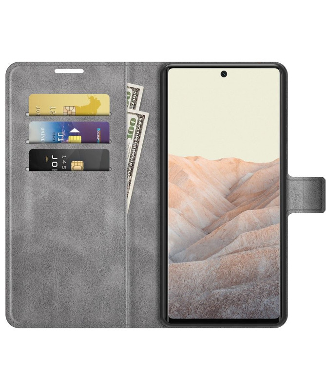 Housse Google Pixel 6 portefeuille style cuir