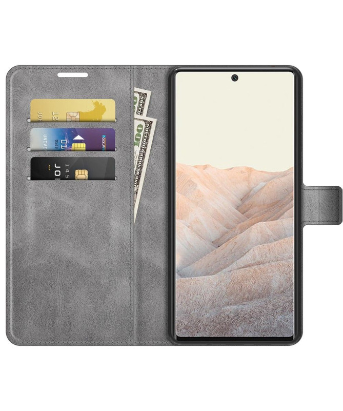 Housse Google Pixel 6 Pro portefeuille style cuir