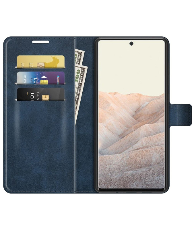 Housse Google Pixel 6 Pro portefeuille style cuir