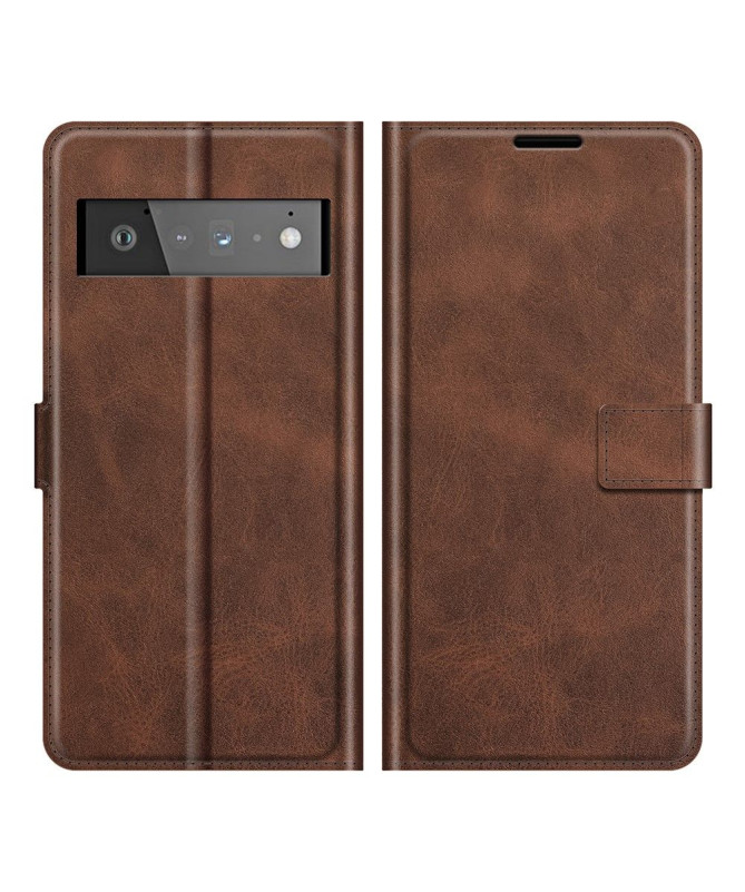 Housse Google Pixel 6 Pro portefeuille style cuir