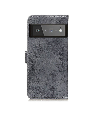 Housse Google Pixel 6 Pro Cyrius simili cuir vintage