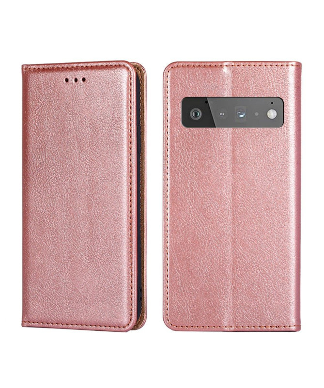 Flip cover Google Pixel 6 PURE simili cuir