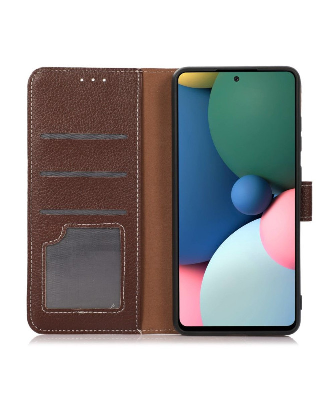 Housse Google Pixel 6 simili cuir grainé