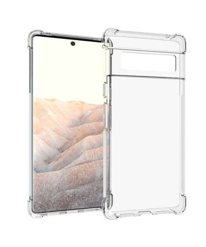 Coque Google Pixel 6 Pro transparente angles renforcés