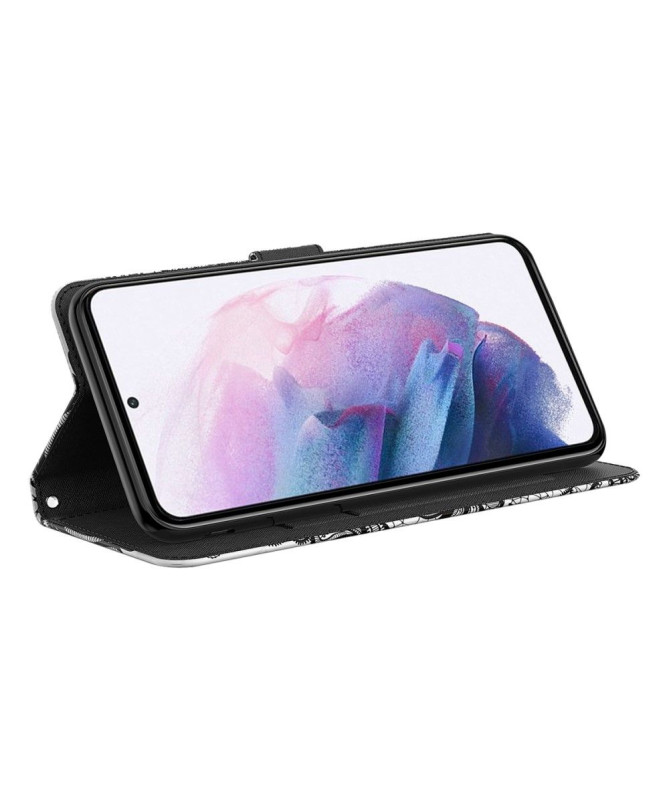 Housse Google Pixel 6 Pro illustration papillons dorés