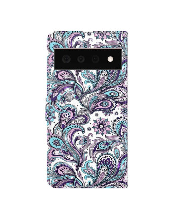 Housse Google Pixel 6 Pro paisley fleur