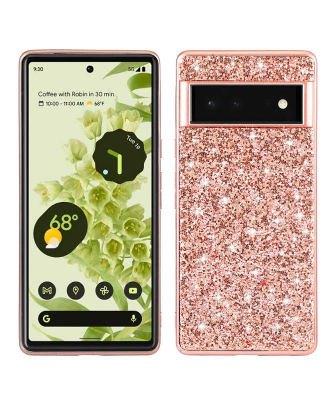 Coque Google Pixel 6 Pro Paillettes Glamour