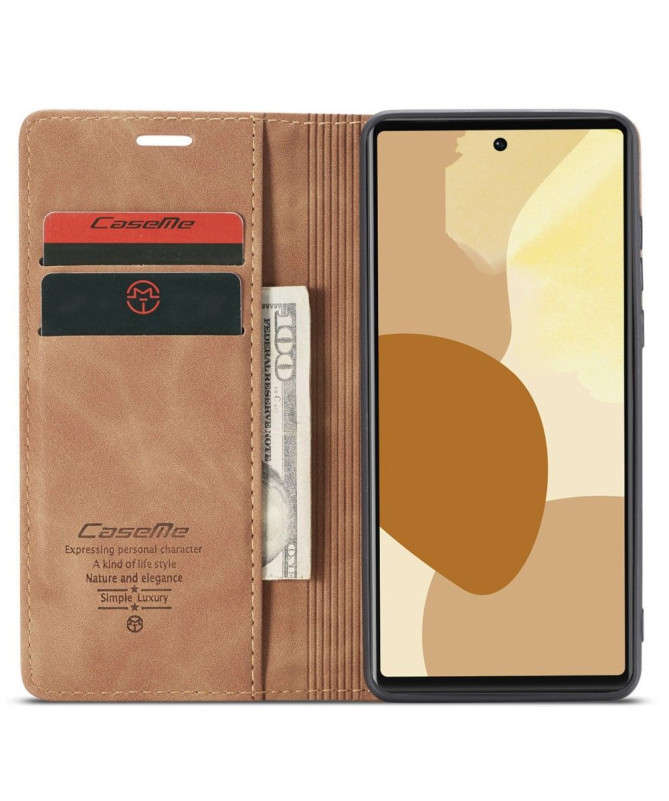 Housse Google Pixel 6 Pro imitation cuir rétro 013 Series