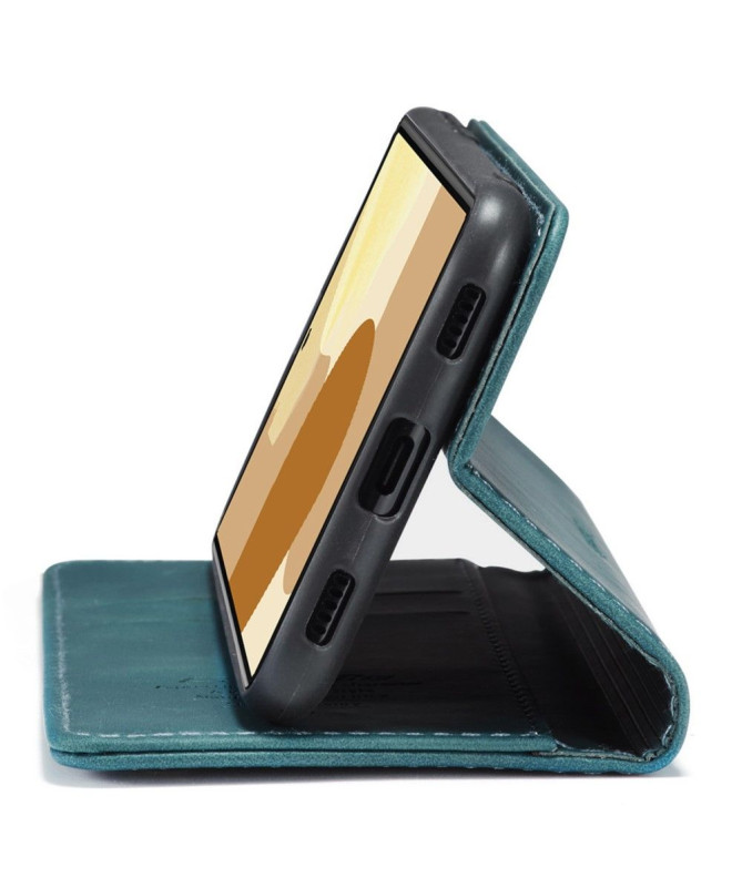 Housse Google Pixel 6 imitation cuir rétro 013 Series