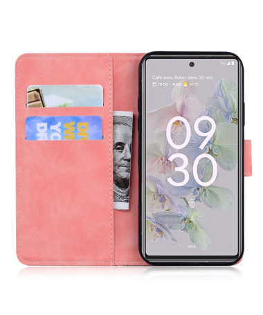 Housse Google Pixel 6a Romane soft touch Rose - photo 12