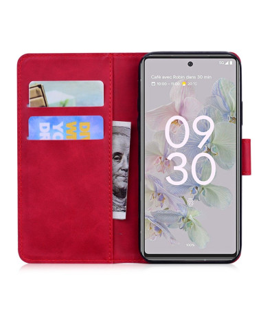 Housse Google Pixel 6a Romane soft touch Rouge - photo 15