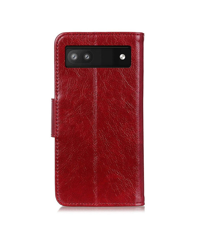 Housse Google Pixel 6a Style Cuir Vieilli