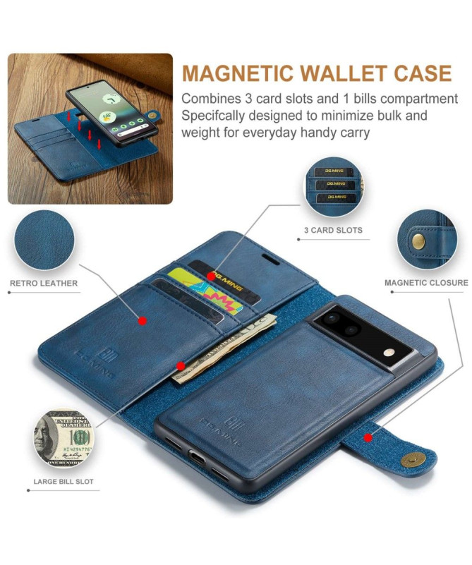 Protection 2 en 1 Google Pixel 6a housse et coque détachable
