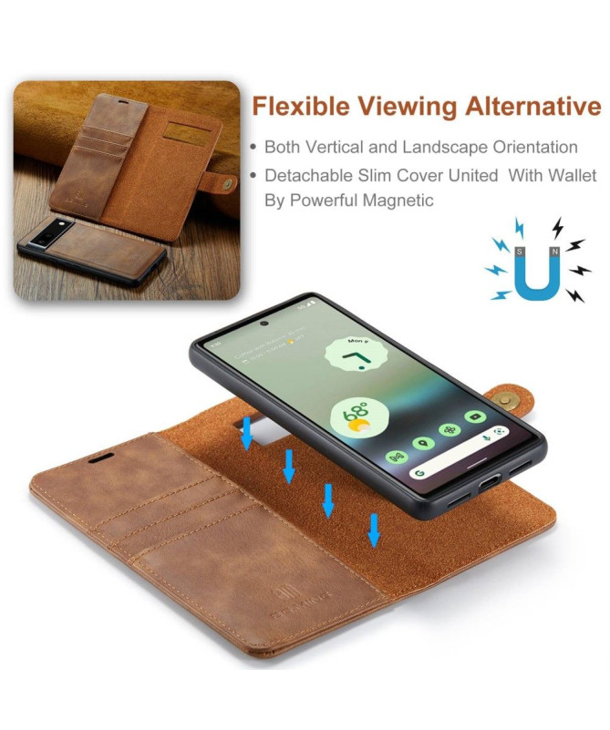 Protection 2 en 1 Google Pixel 6a housse et coque détachable