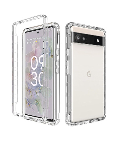 Coque Google Pixel 6a Hybride Antichoc Transparent