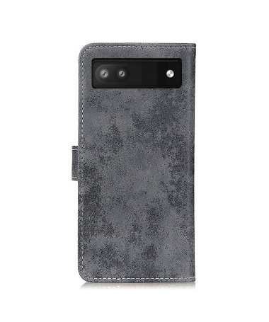 Housse Google Pixel 6a Cyrius simili cuir vintage