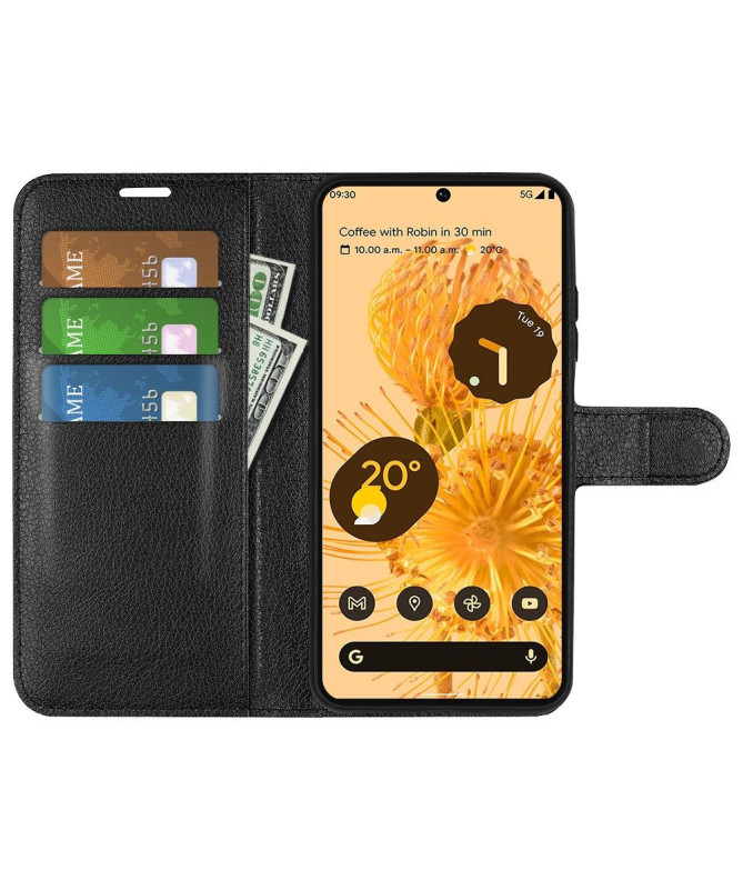 Housse Google Pixel 7 Simili Cuir Style Portefeuille