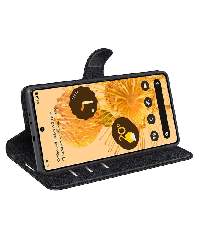 Housse Google Pixel 7 Simili Cuir Style Portefeuille