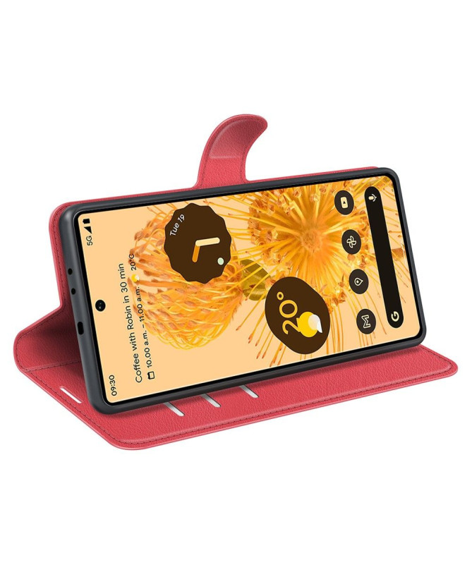 Housse Google Pixel 7 Simili Cuir Style Portefeuille