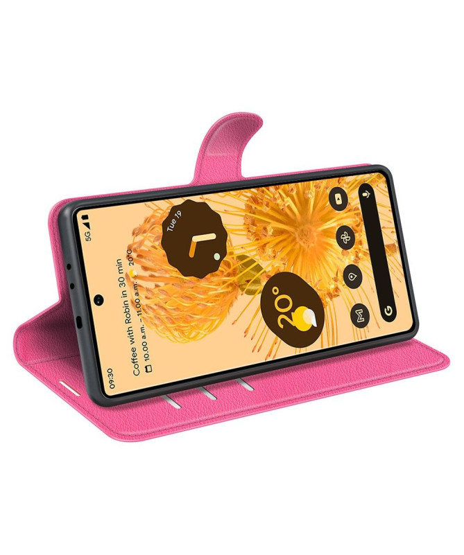 Housse Google Pixel 7 Simili Cuir Style Portefeuille