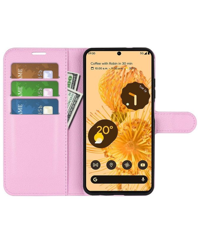 Housse Google Pixel 7 Simili Cuir Style Portefeuille