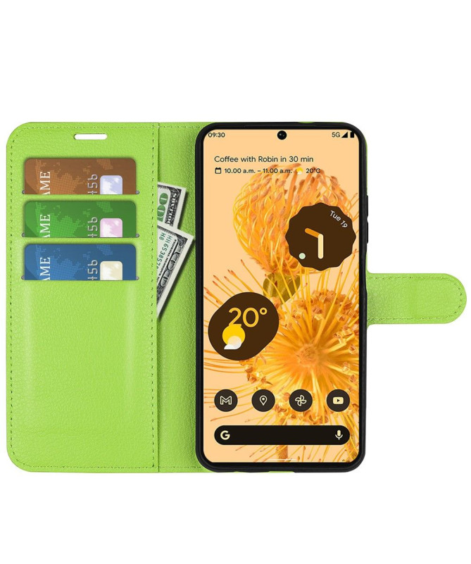 Housse Google Pixel 7 Simili Cuir Style Portefeuille